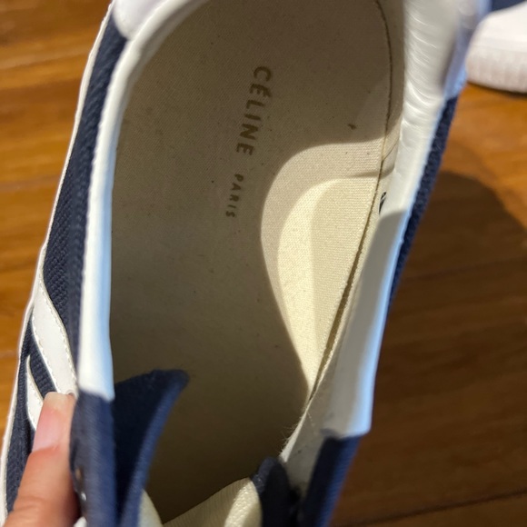 Celine Low Top Sneakers size 35 Blue/ White - Picture 6 of 9